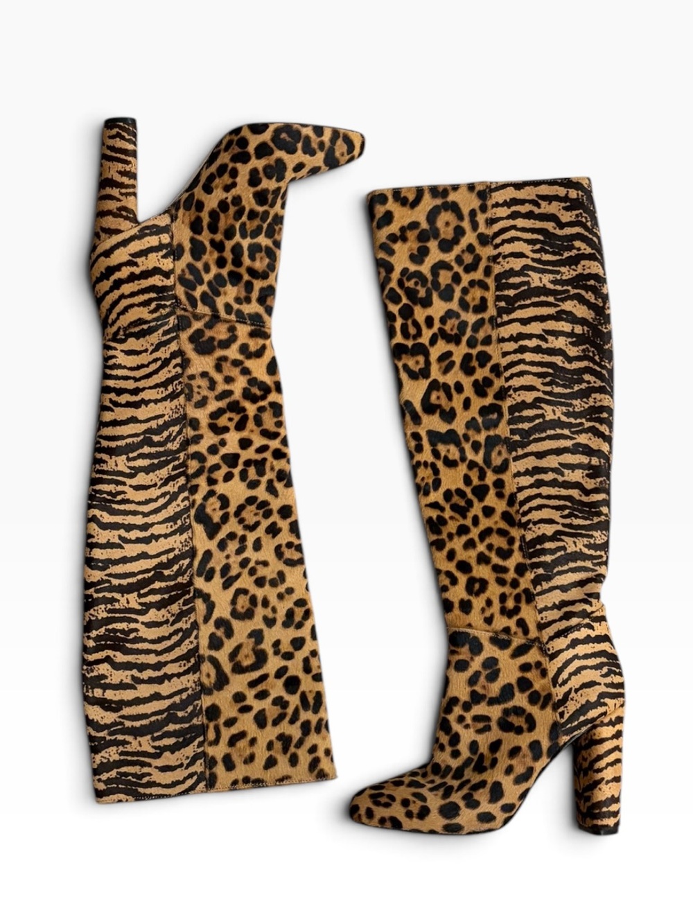 ANTONIO MELANI Animal Print Boots